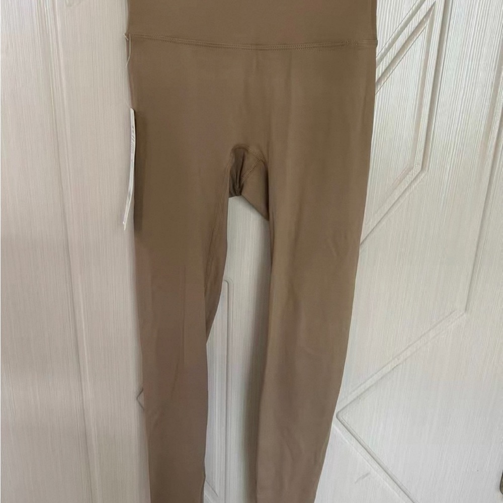 High-Waist Taupe Leggings